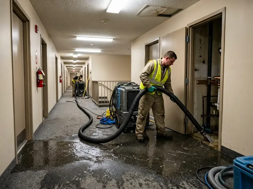multi-unit-apartment-hallway-f-005 — frequently asked questions, Emergency Burst Pipe Water Extraction & Removal in Glendora…